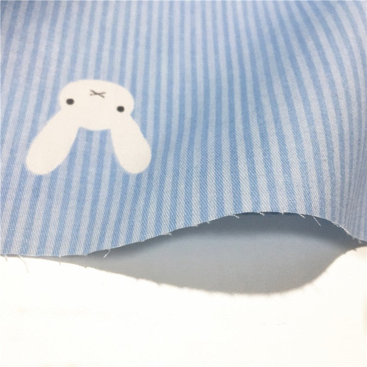 Baumwoll-Twill 'Häschen' Stoff – Bild 2 | LuxeStyle