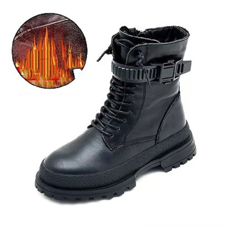 Kinder Martin Boots aus Leder