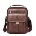 Messenger Tasche aus PU-Leder, schwarz | LuxeStyle