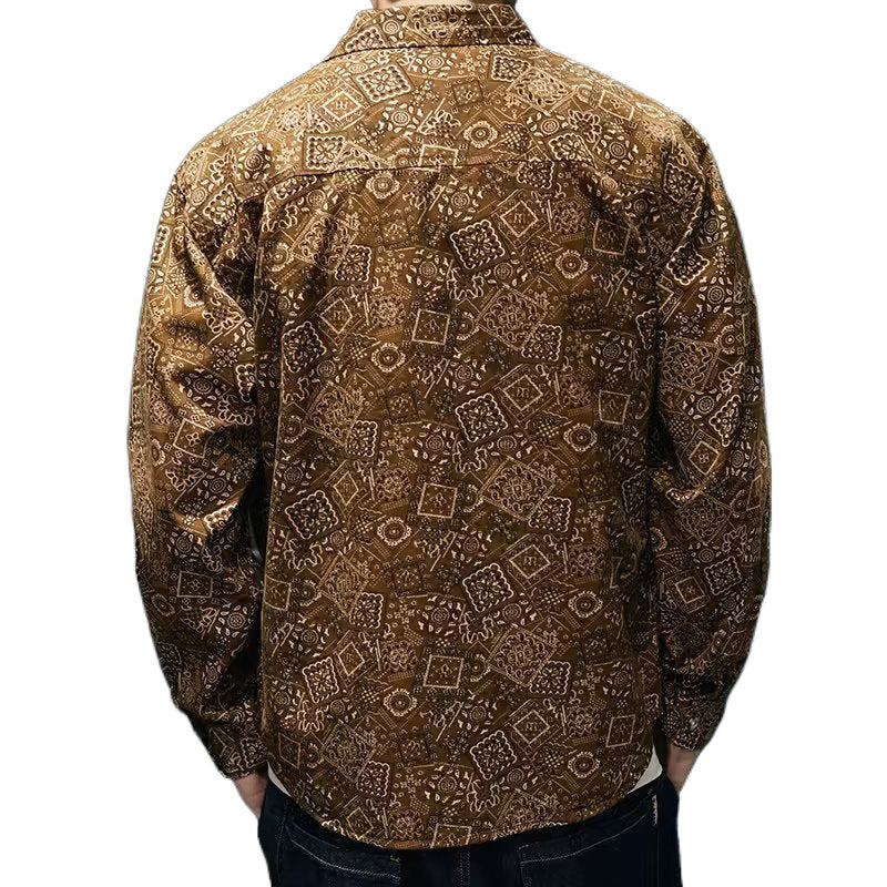Freizeit-Hemd mit Denim-Print für Herren – Bild 6 | LuxeStyle