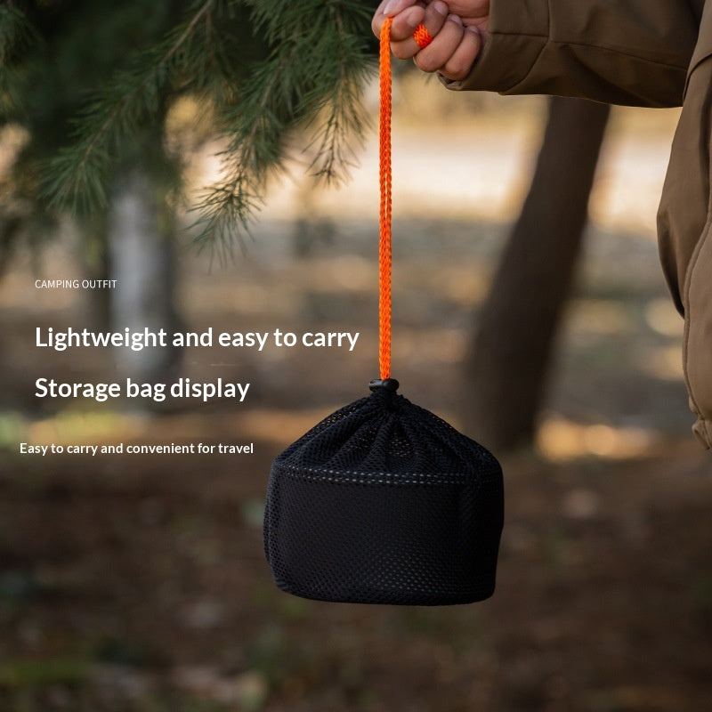 Antihaft-Camping-Kochset mit Pfanne – Ansicht 2