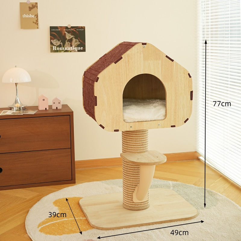 Miao Xianer Katzenbaum aus Holz