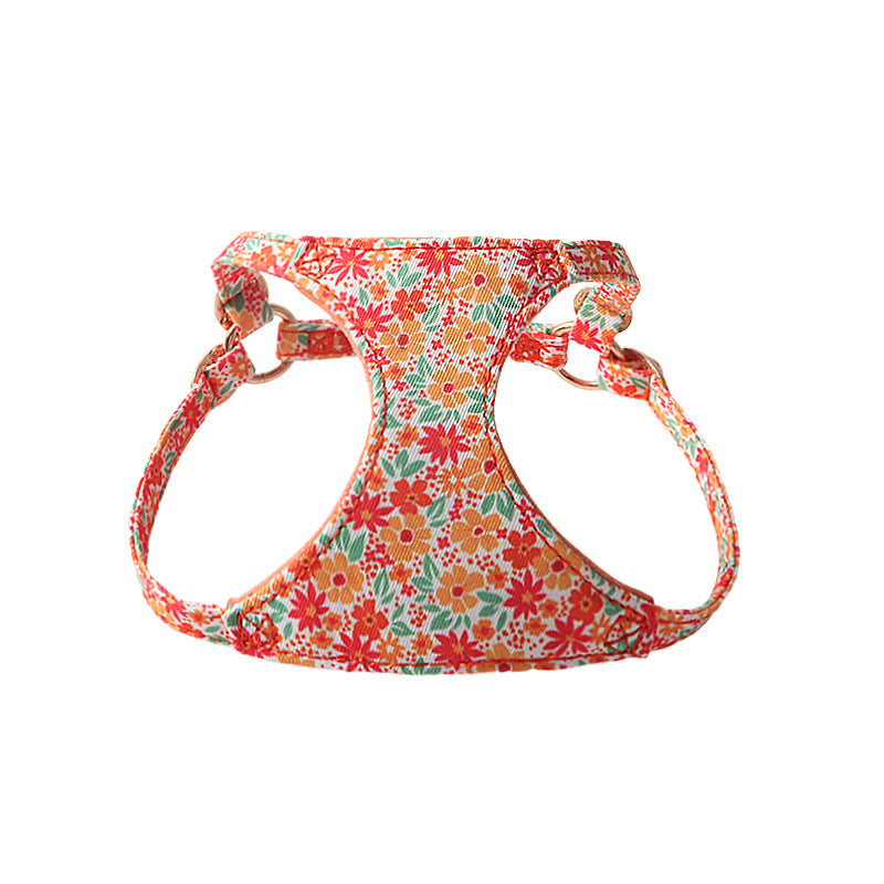 Blumen-Geschirrset mit Leine für Haustiere – Bild 6 | LuxeStyle