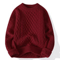 Fleecegefütterter Rundhals-High-Neck Pullover – Bild 2 | LuxeStyle