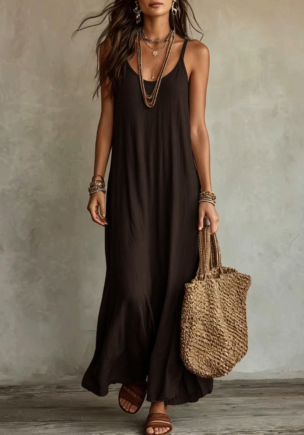 Boho-Maxikleid im Loose-Fit – Bild 15 | LuxeStyle