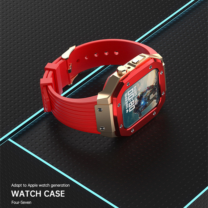 Smartwatch mit Edelstahlgehäuse und Silikonarmband – Bild 5 | LuxeStyle