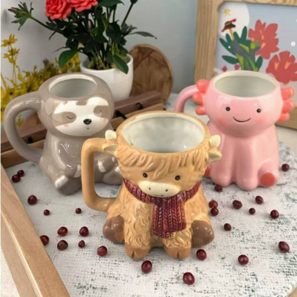 Niedliche Faultier Keramiktasse – Bild 5 | LuxeStyle