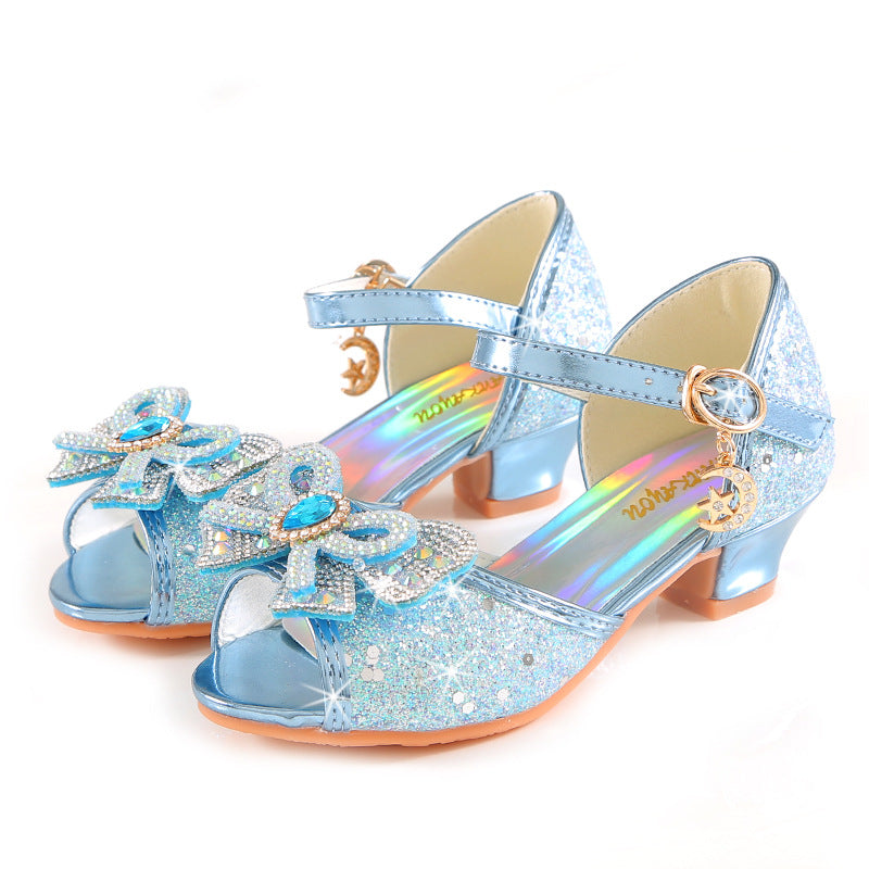 Modische Kinderprinzessinnen-Schuhe mit Absatz
