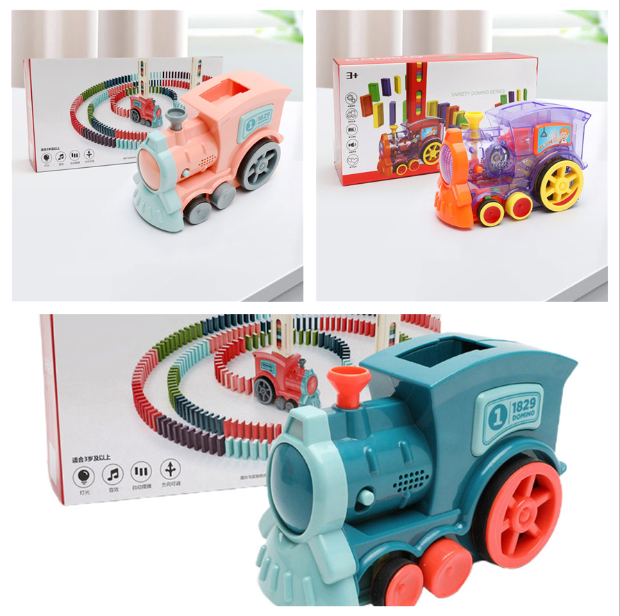 Domino-Zug-Bauspielzeug für Babys