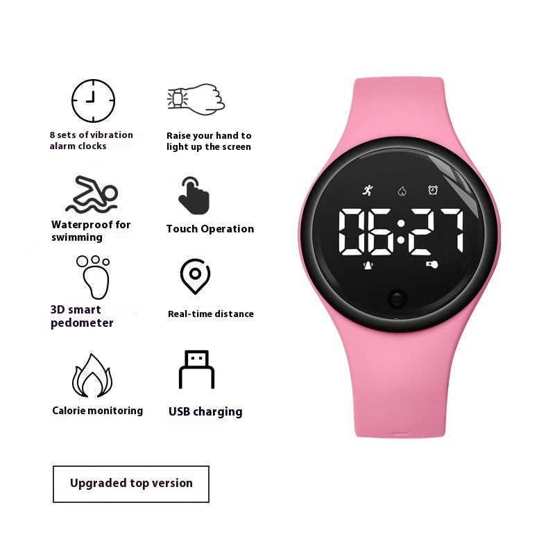 Elektronische Armbanduhr mit Vibrationsalarm – Ansicht 4