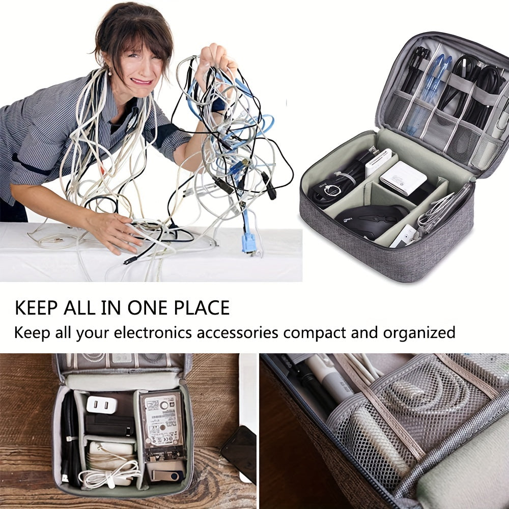Reise-Organizer für Elektronik-Zubehör