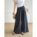 Gestreifte Wide Leg Hose für Damen