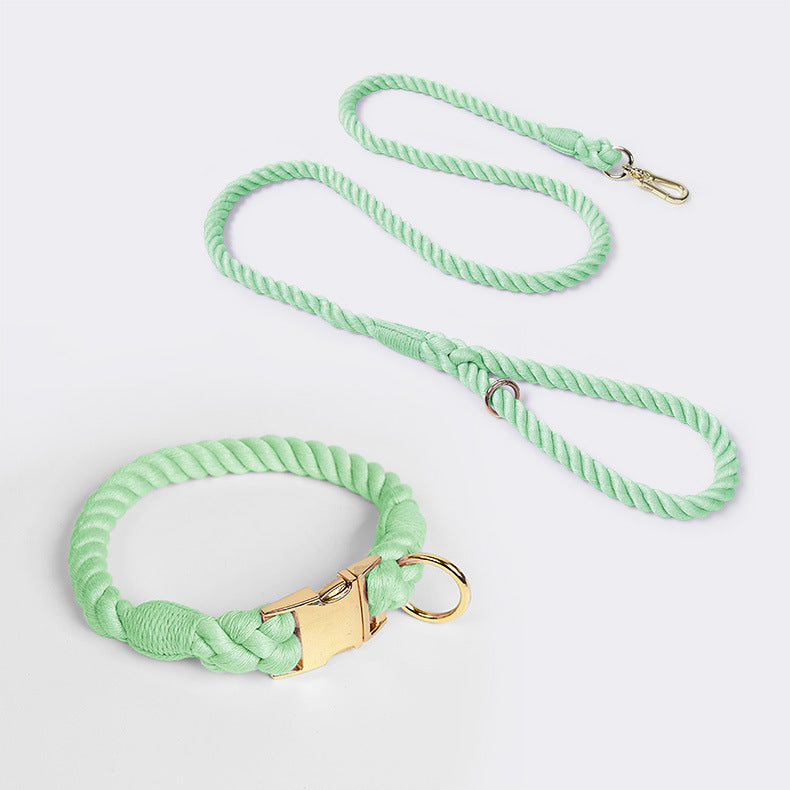 Geflochtenes Baumwollhalsband für Haustiere – Bild 16 | LuxeStyle