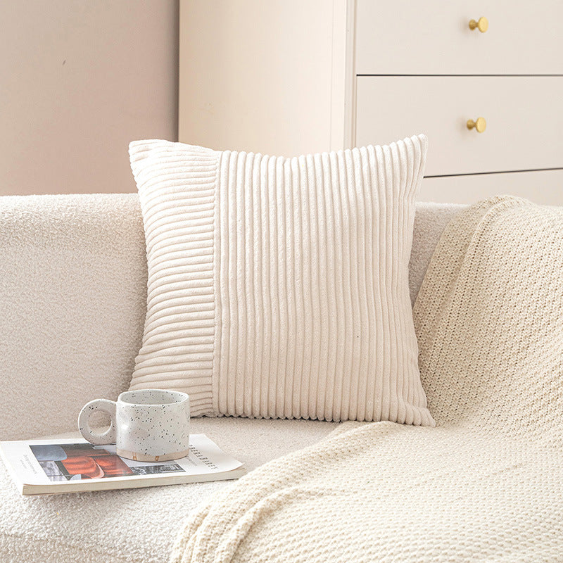 Kissen mit Kord und Ziernähten – Bild 3 | LuxeStyle