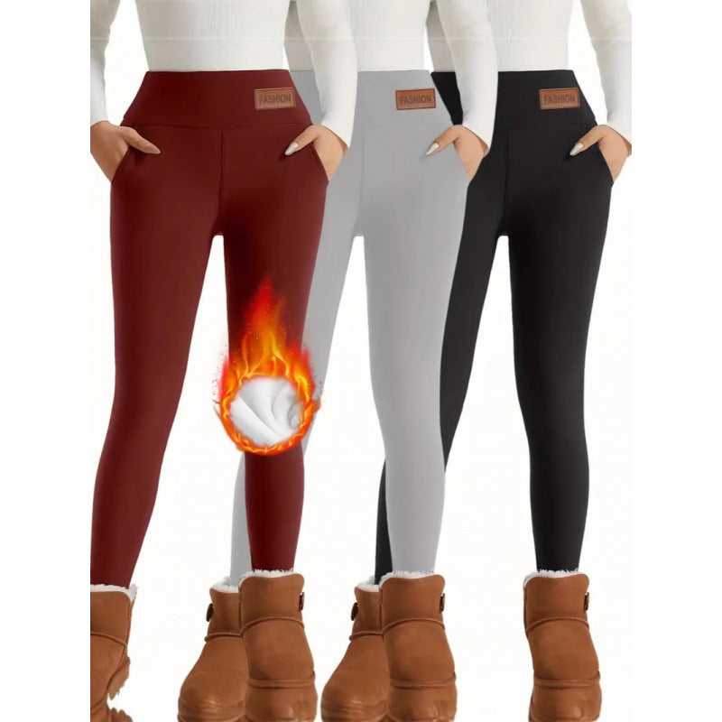 Warme Fleece-Leggings