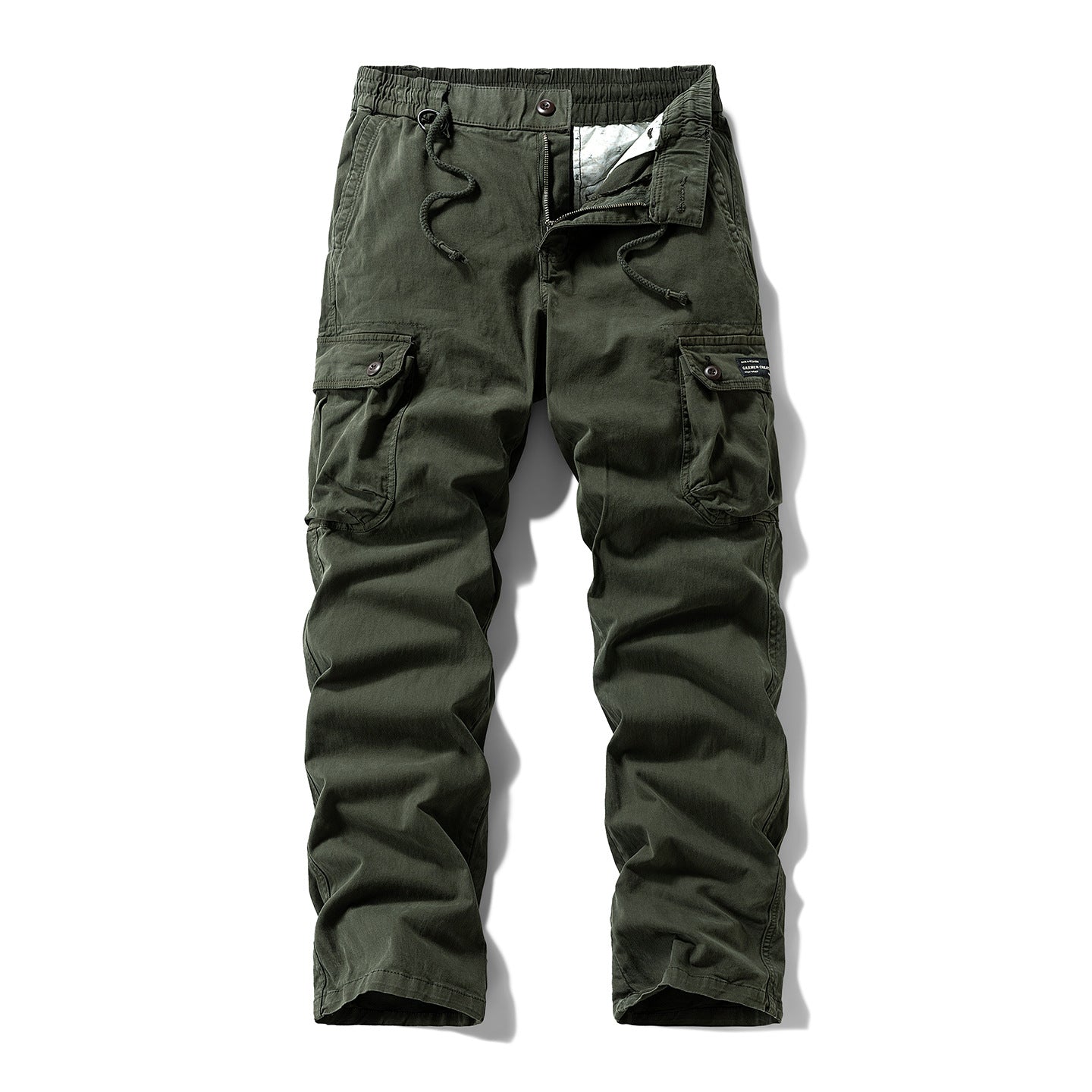 Outdoor Loose Straight-Leg Multi-Pocket Freizeithose