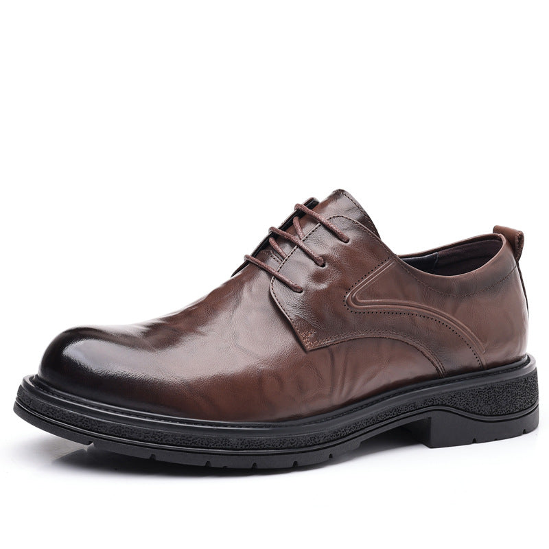 Herren Leder Business-Schuhe mit Schnürung