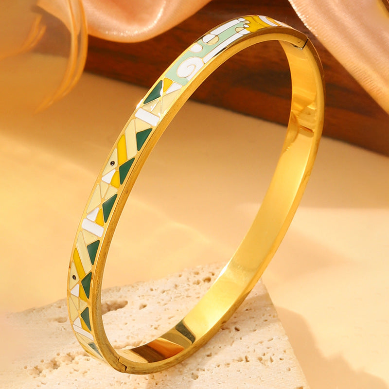 Retro Armband aus Titanstahl – Bild 10 | LuxeStyle