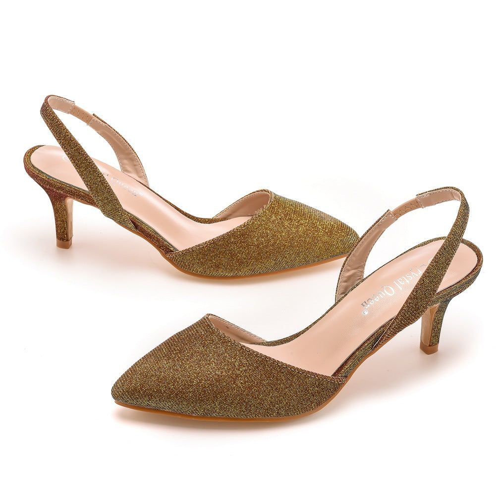 Farbwechselnde Slingback-Sandalen mit spitzer Zehe – Bild 17 | LuxeStyle
