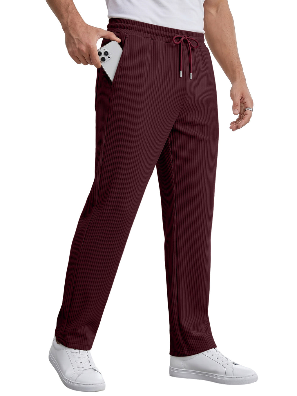 Weite Cordhose für Herren