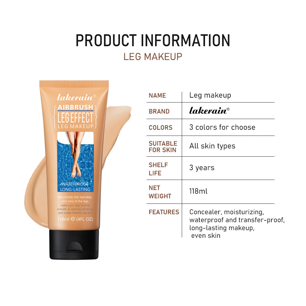 Flüssige Bein-Foundation – Weizenfarben – Bild 8 | LuxeStyle