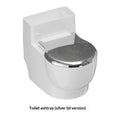 Wand-Aschenbecher WC-Design mit Deckel