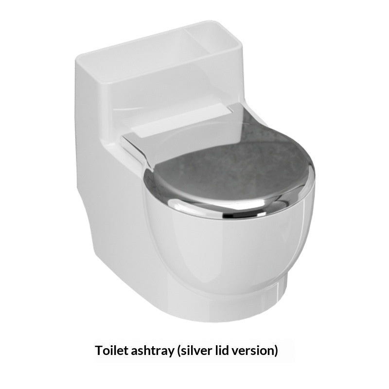 Wand-Aschenbecher WC-Design mit Deckel