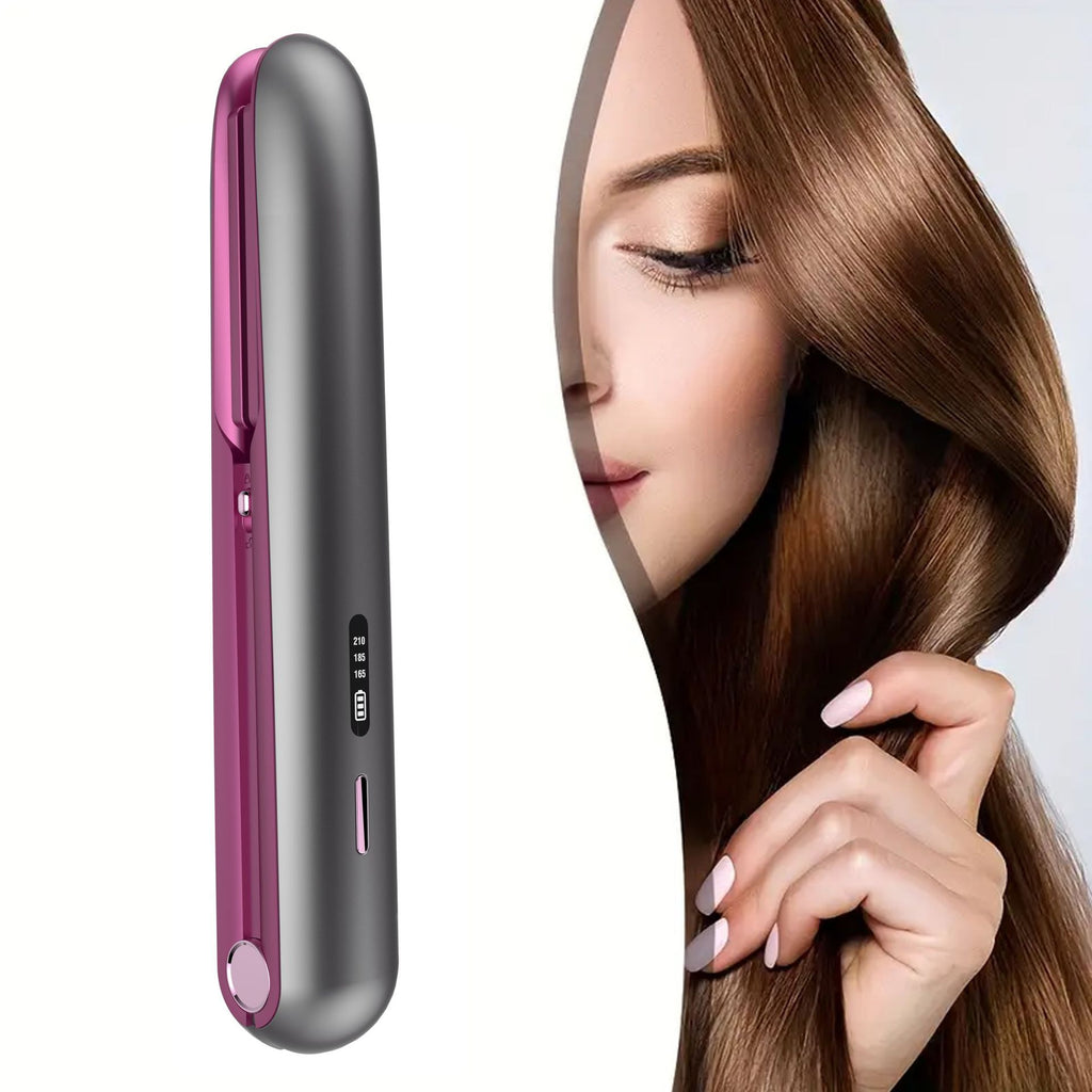 Kabelloser Mini-Haarglätter für Pony & Kurzhaar – Ansicht 3