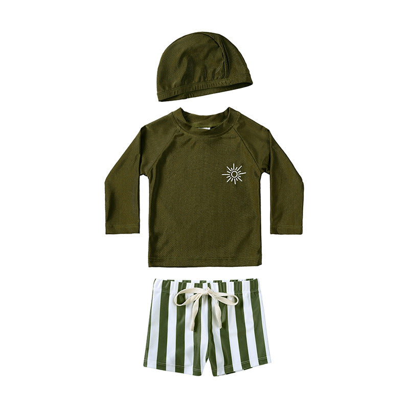 Kinder Langarm-Badeanzug mit Cartoon-Muster – Bild 7 | LuxeStyle
