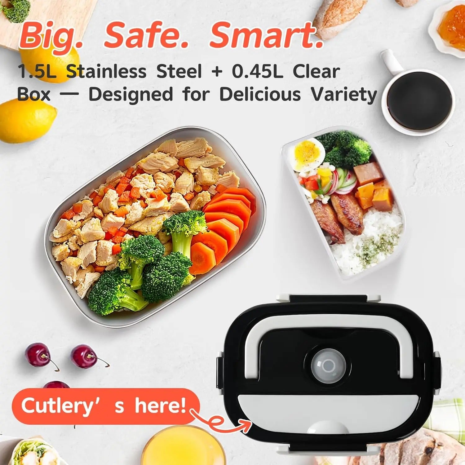 Elektrische Lunchbox für Haus und Auto