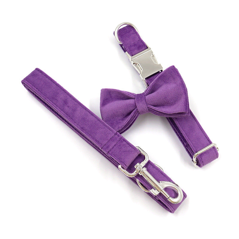 Halsband-Leinen-Set mit Schleife – Bild 2 | LuxeStyle