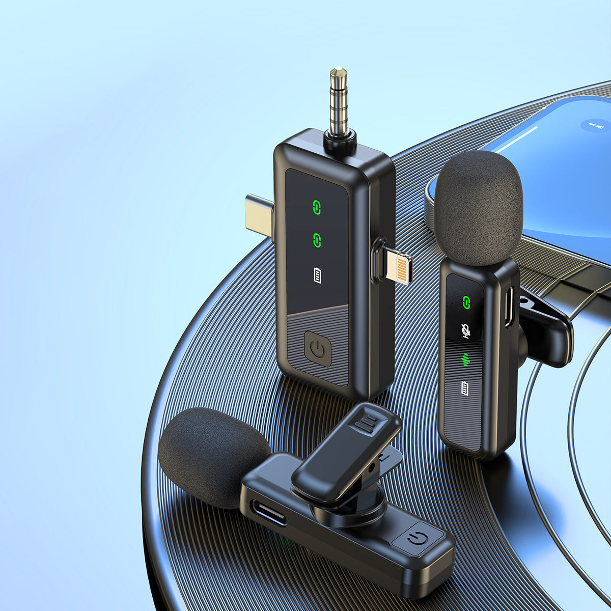 Drahtloses Kragenclip-Mikrofon H65