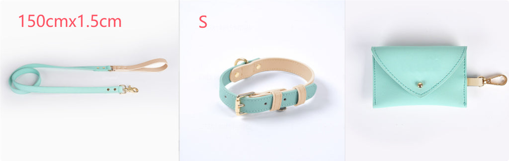 Leder-Leinen- und Halsband-Set für Hunde | LuxeStyle