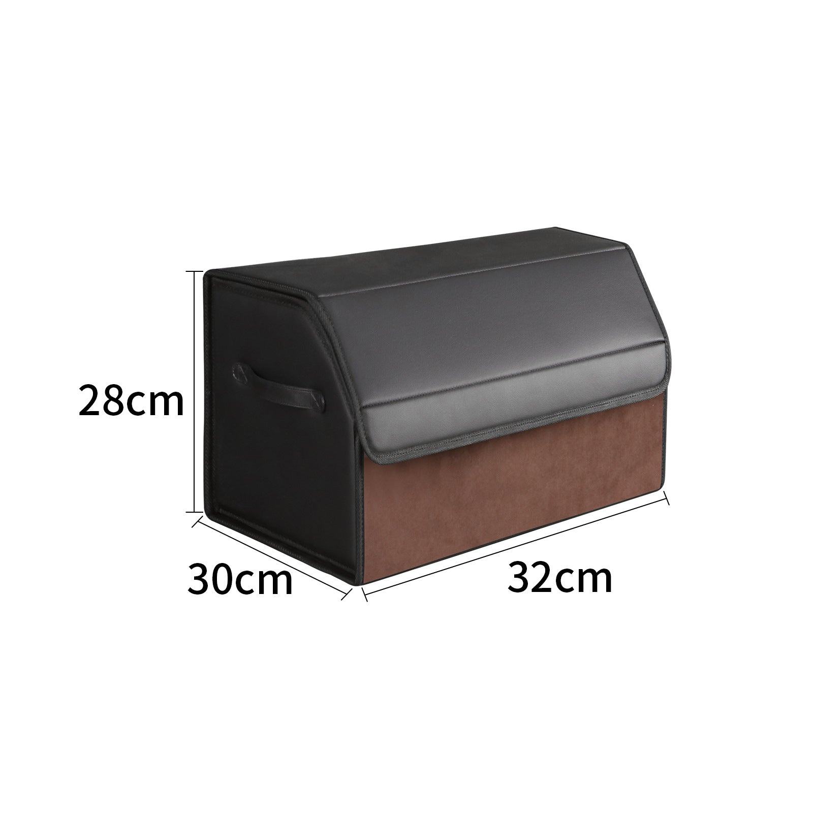 Aufbewahrungsbox aus Suede