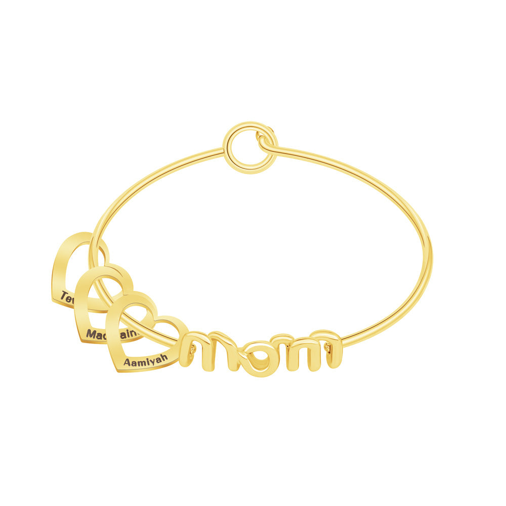 Muttertags-Armband mit Herz-Gravur