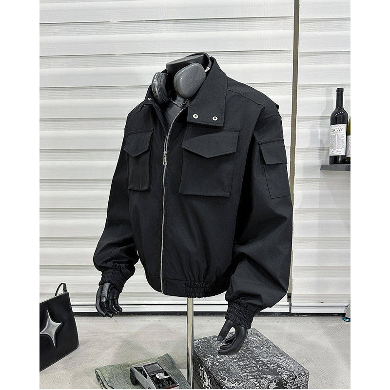Herren Blouson mit Stehkragen – Bild 5 | LuxeStyle