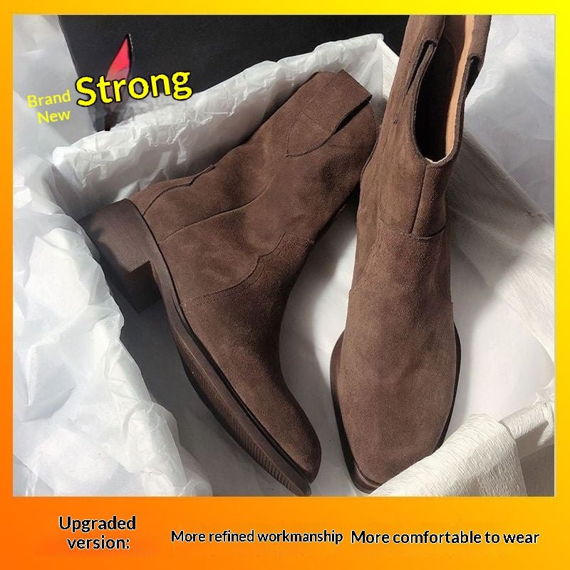 Retro Slip-On Ankle-Boots in drei Farben – Bild 8 | LuxeStyle