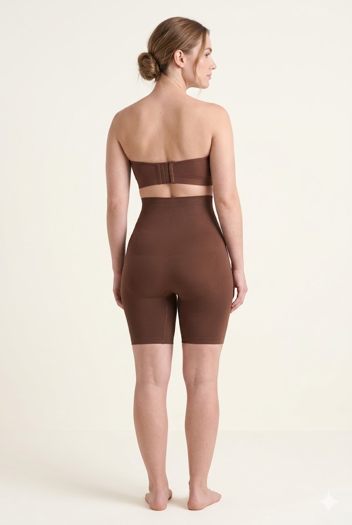High-Waist Shapewear Shorts mit Bauchkontrolle