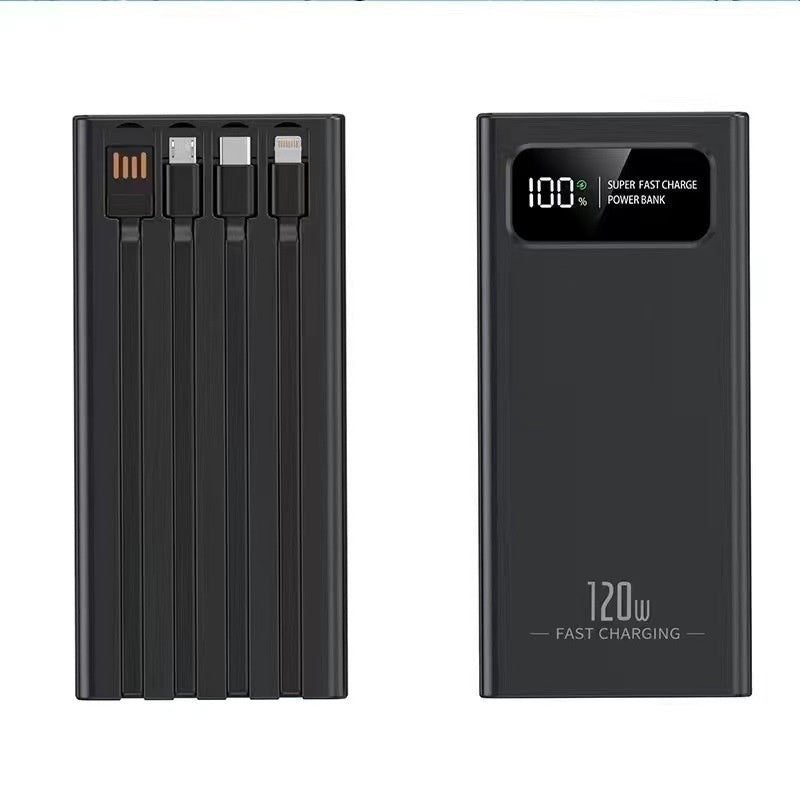 Powerbank 20000 mAh, 120W, 4 Anschlüsse