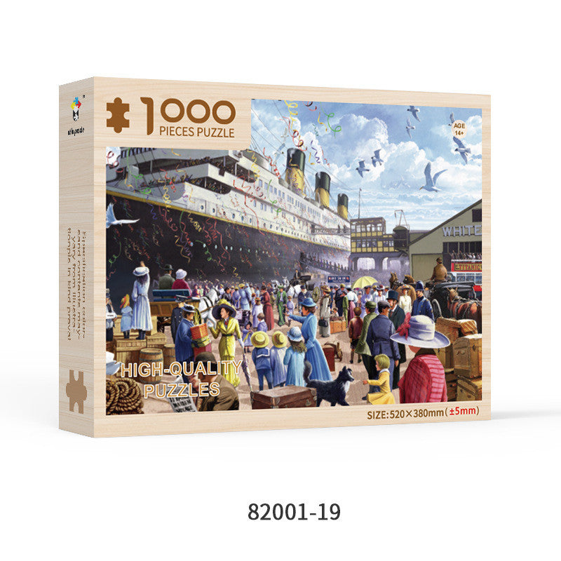 Holzpuzzle für Erwachsene – 1000 Teile – Bild 10 | LuxeStyle