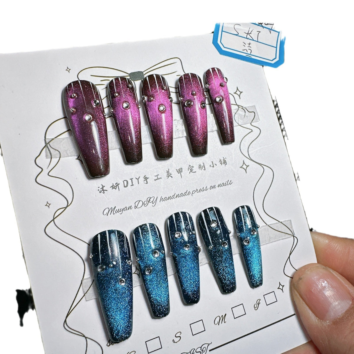 Starry Sky Cat Eye Maniküre – Bild 9 | LuxeStyle