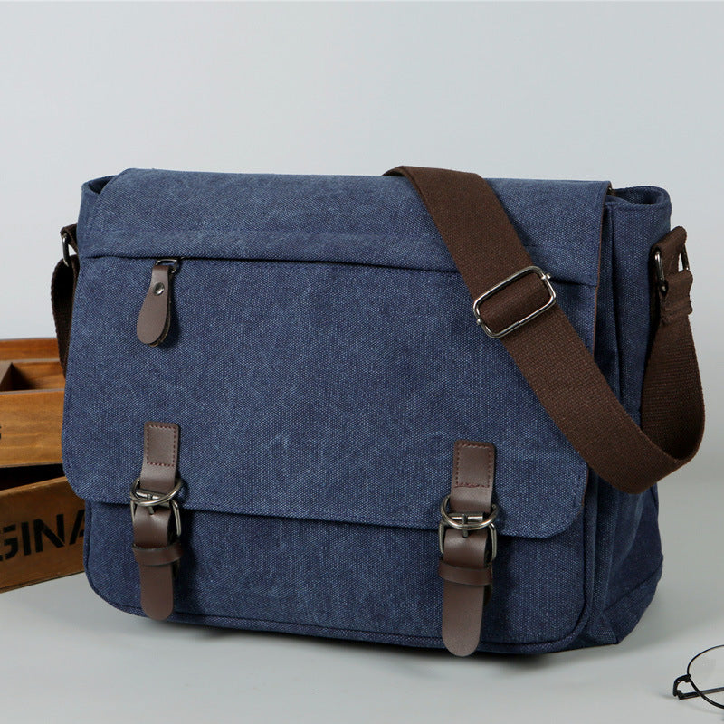 Robuster Canvas-Rucksack in Khaki – Bild 9 | LuxeStyle