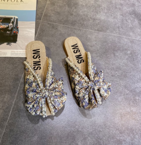 Baotou Schleifen-Sandalen mit Perlen – Bild 8 | LuxeStyle