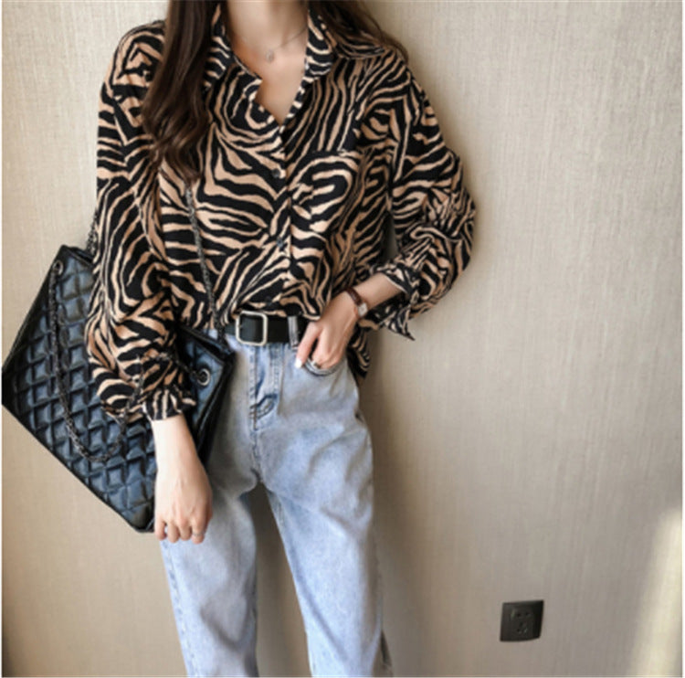 Retro Langarmshirt gestreift – Bild 2 | LuxeStyle