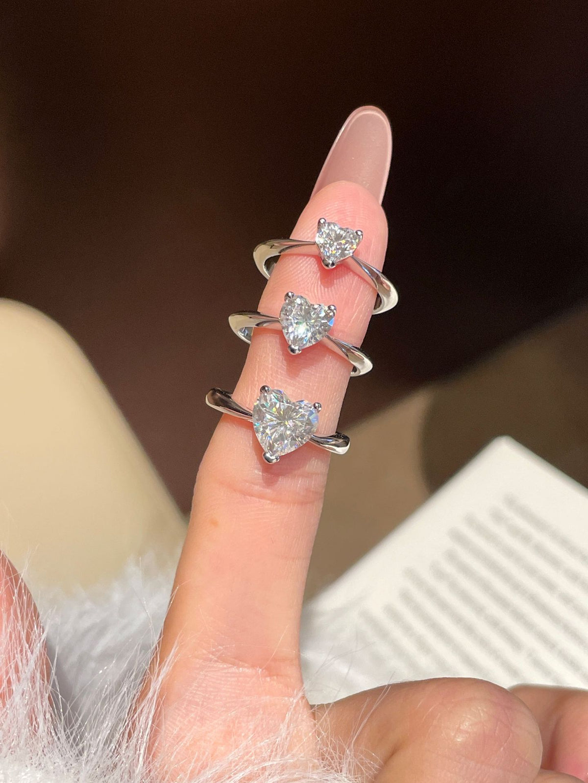 Hao Stone Herzring für Damen – Bild 5 | LuxeStyle
