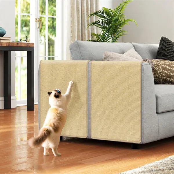 2er-Set Sisal-Kratzmatten für Katzen