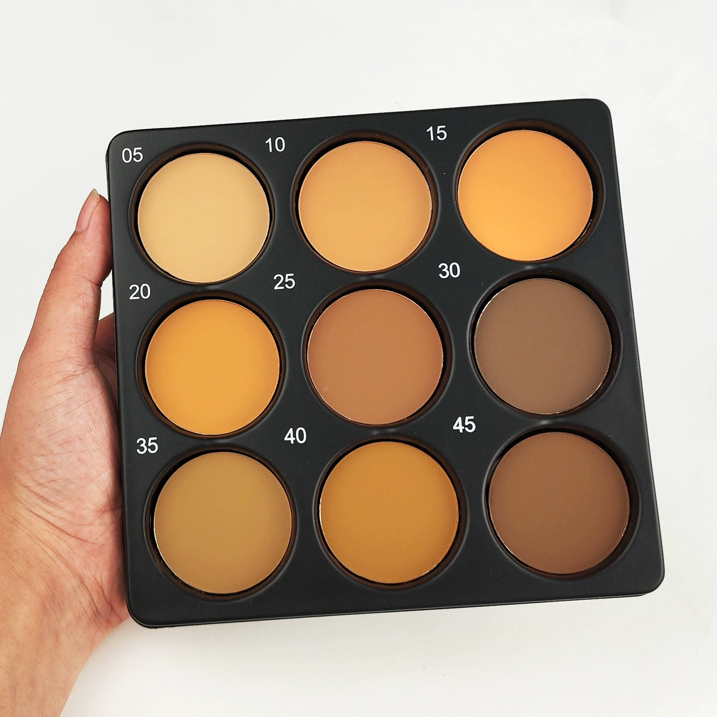 9 Farben Matte Lidschatten-Palette – Ansicht 2
