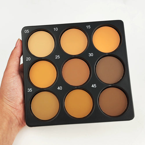 9 Farben Matte Lidschatten-Palette – Ansicht 2