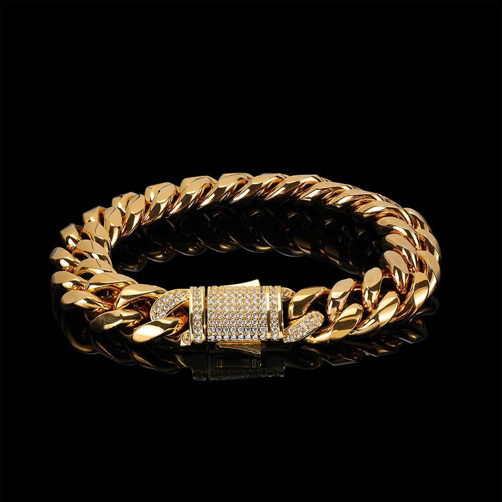Hip-Hop Cuban Armband aus Edelstahl | LuxeStyle