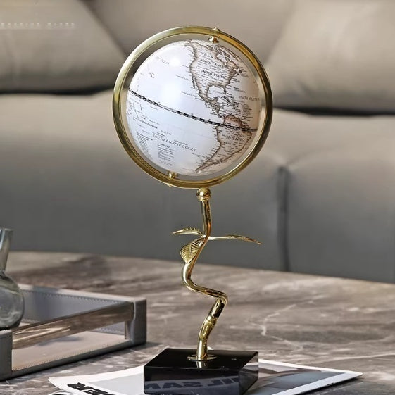 Kupferfarbene Globus-Dekoration – Bild 6 | LuxeStyle